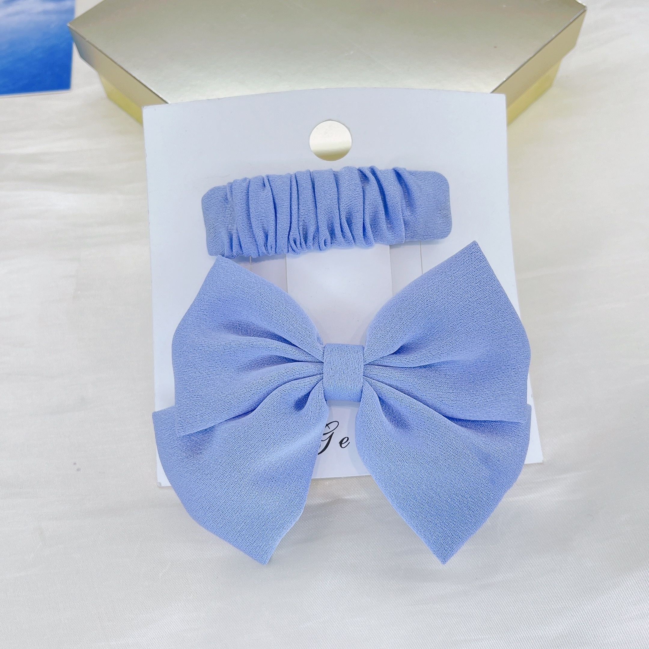 cinderella blue bow tie