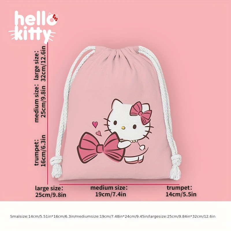 Sac à main,Trousse à cosmétiques motif chat Hello Kitty,sac de