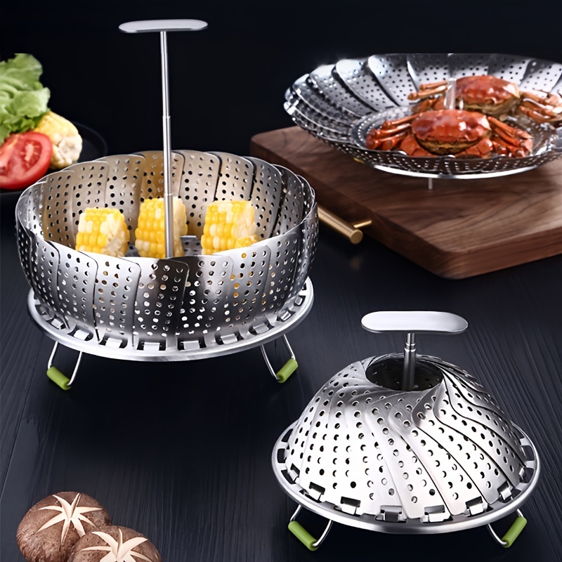 Large Stainless Steel Multifunctional Steaming Tray For - Temu