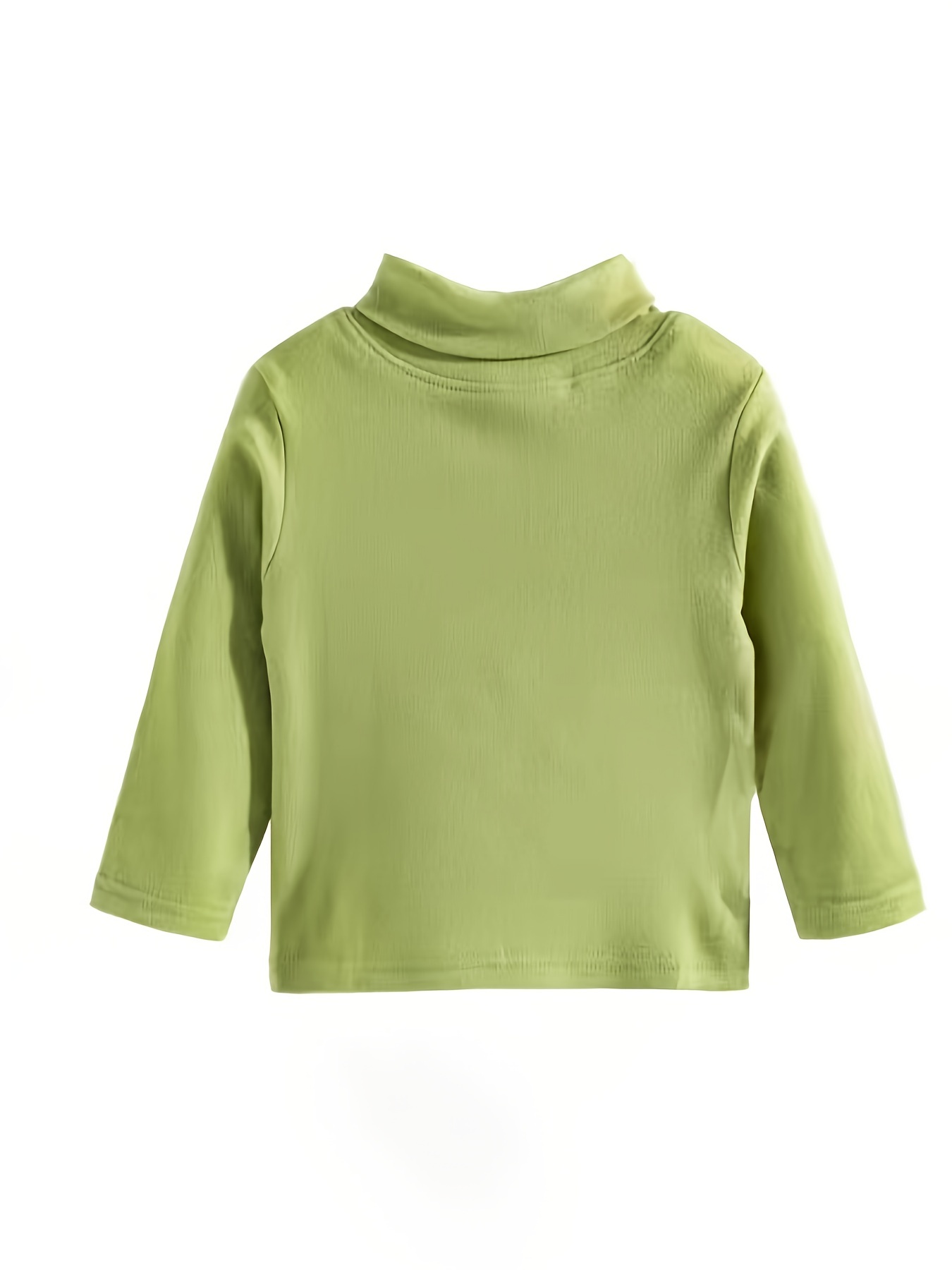  Camiseta básica de manga larga para niños y niñas, camisetas  casuales, color sólido, ropa de 2t, Verde : Ropa, Zapatos y Joyería