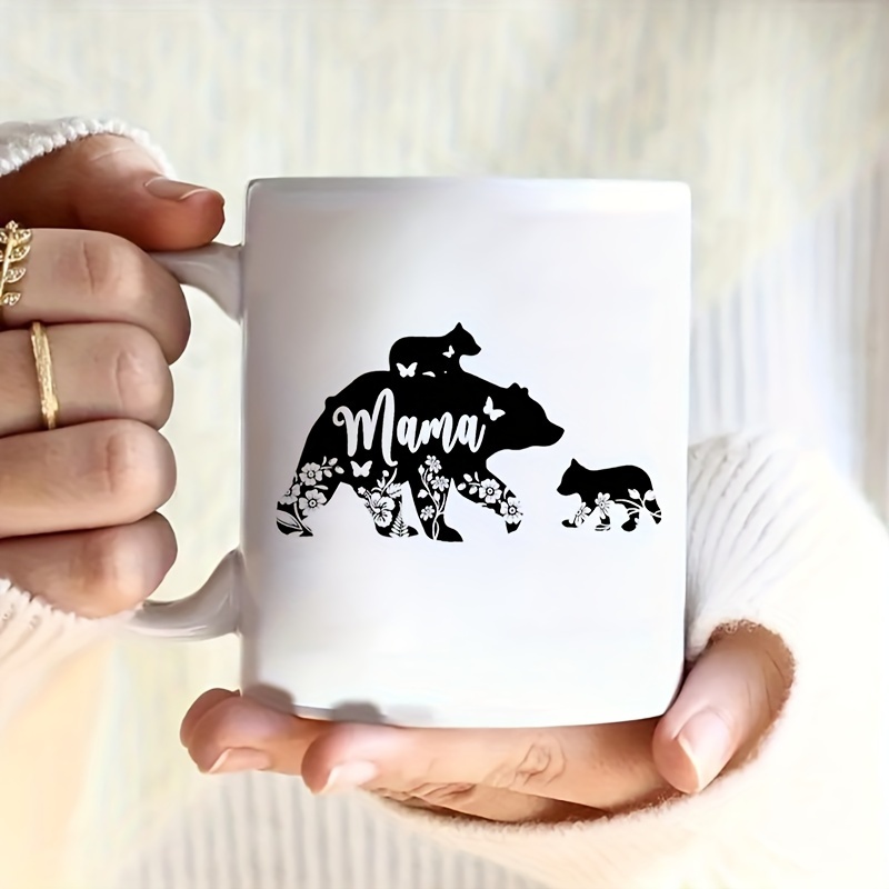 Mama Bear Coffee Mug Ceramic Tea Mugs For Mother Funny - Temu