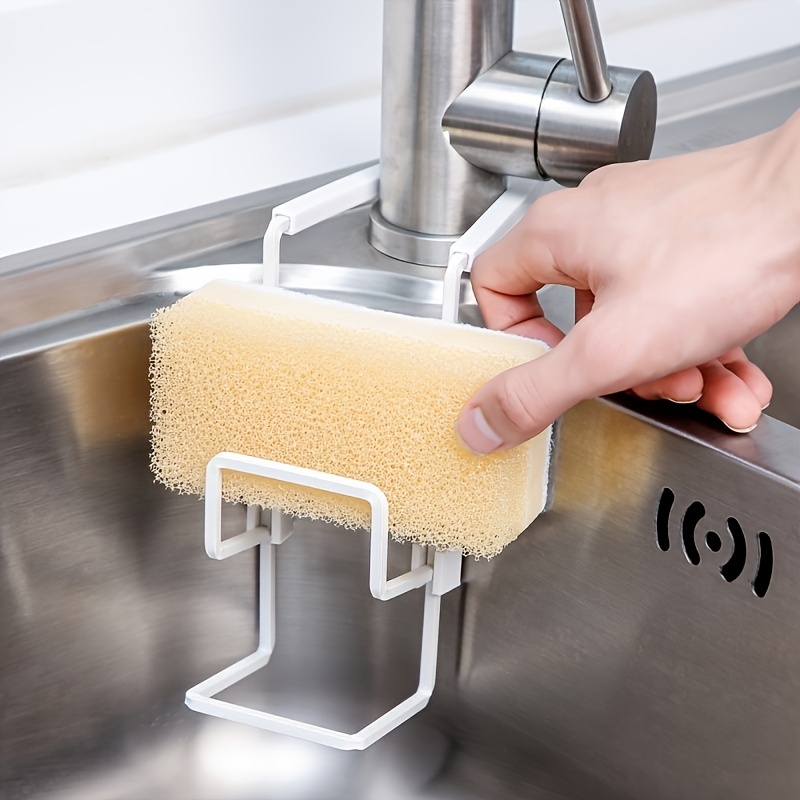 Stainless Steel Sink Sponge Holder Hand Sanitizer Storage - Temu