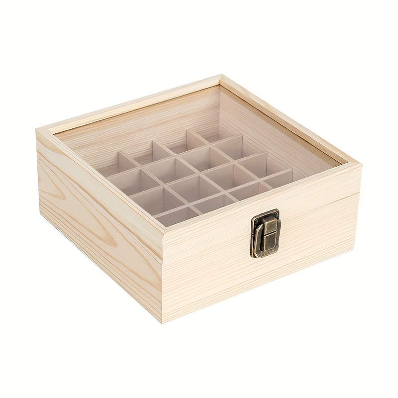 Caja para Infusiones de Madera con Tapa Rejilla Metal 24 x 19 x 7cm –  Dcasa丨