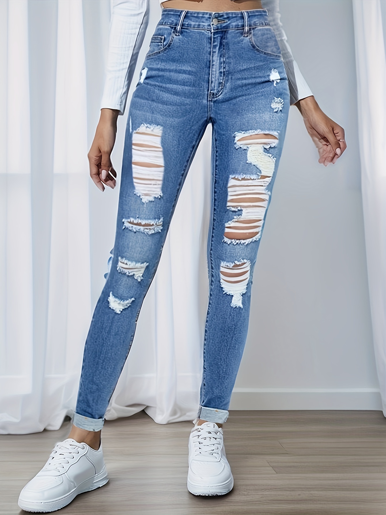 Womens Clothing Jeans - Temu New Zealand