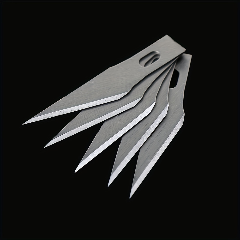 1 Set Non-Slip Metal Scalpel Knife Tool Kit Cutter Engraving Craft knives  with10pcs Blades Mobile Phone PCB DIY Repair Hand Tool - AliExpress