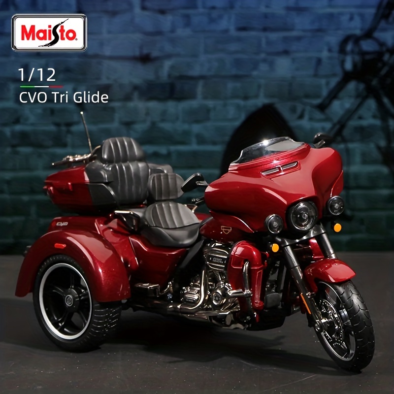 

Maisto 1:12 Tri Glide 2021 Trikes Die Cast Vehicles Collectible Motorcycle Model Toys Diecast Moto Gift