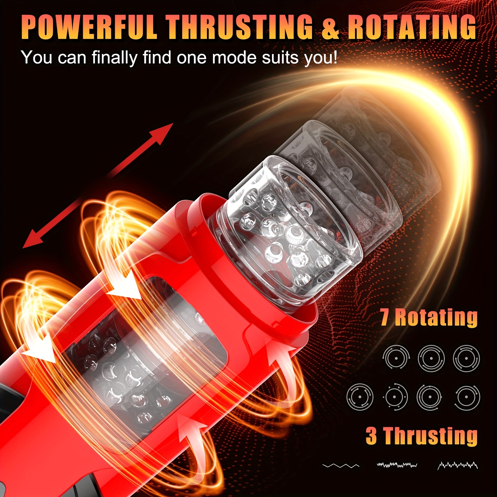 Automatic Male Masturbation Cup 7 Thrusting Rotating Modes Temu