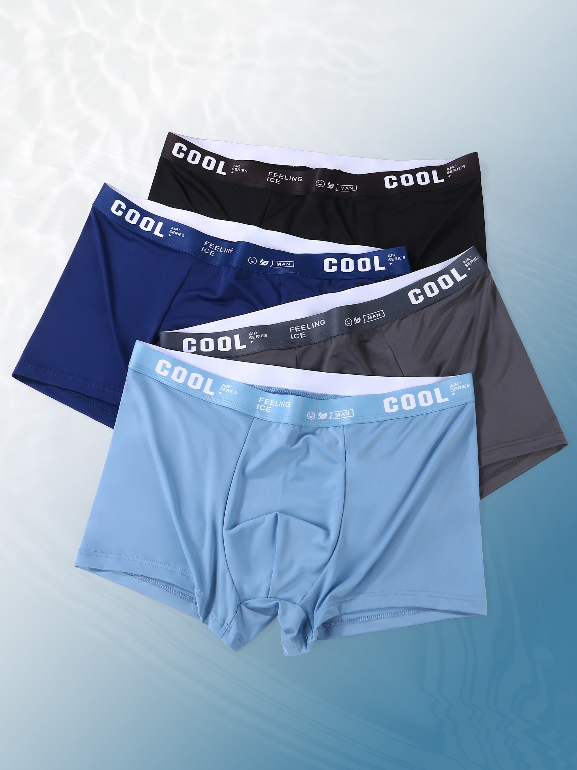 Men's Loose Print Boxers Underwear - Temu