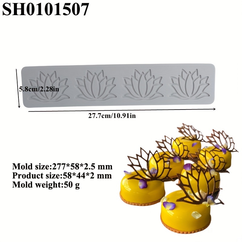 Multi-style Hollow Floral Gumpaste Lace Mat Baking Decoration Printing Mold Tray Decor