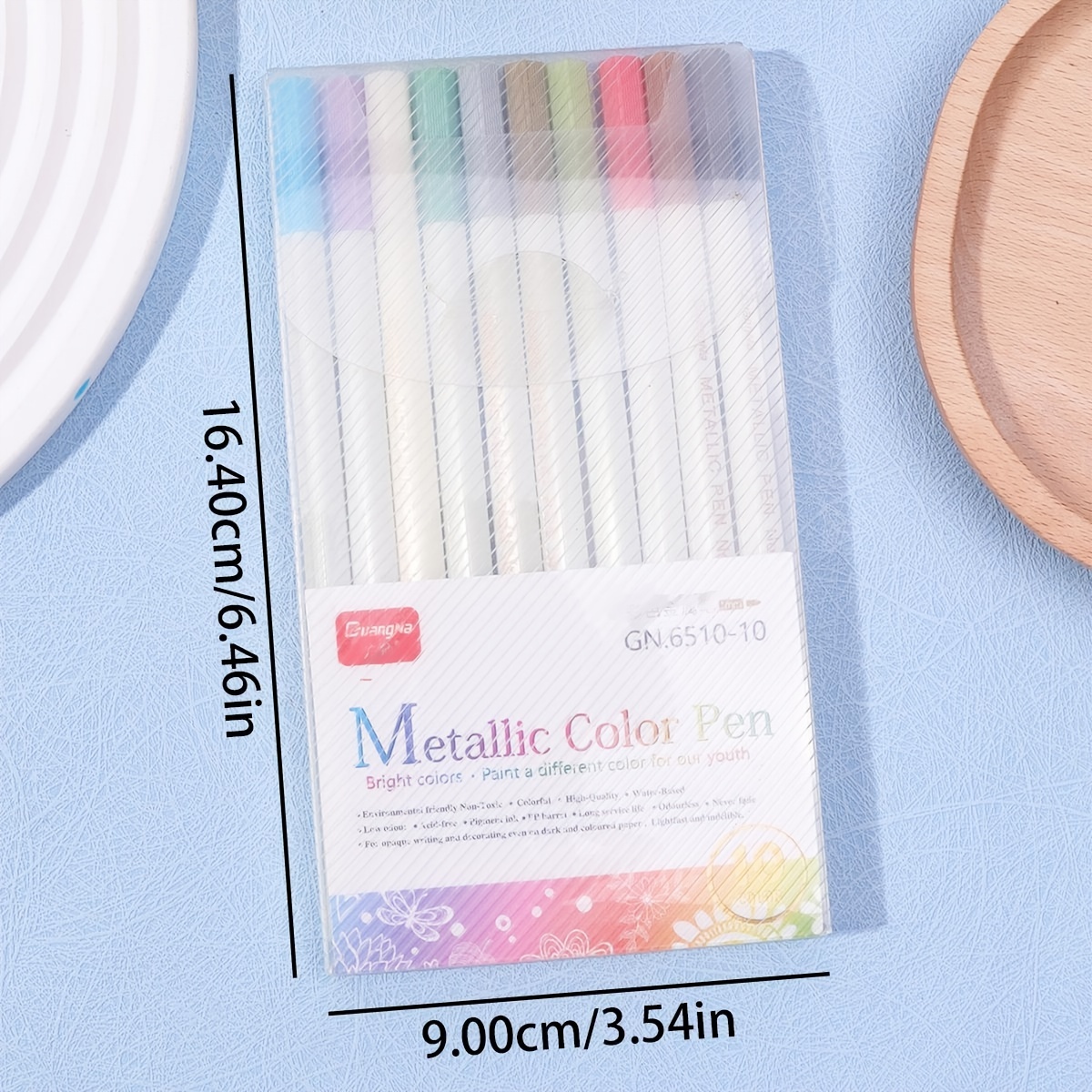 12-color Shimmer Outline Markers Set - Perfect For Kids Ages 8-12,  Doodling, Drawing, Card Making & Calligraphy! - Temu