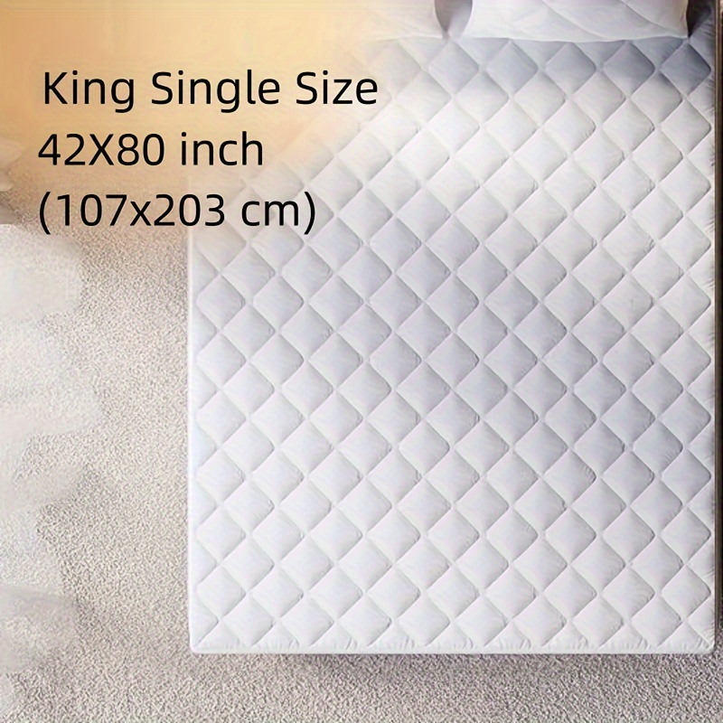 Protector de colchón tamaño individual, impermeable, suave y transpirable,  funda de colchón silenciosa que se adapta a hasta 14 pulgadas de