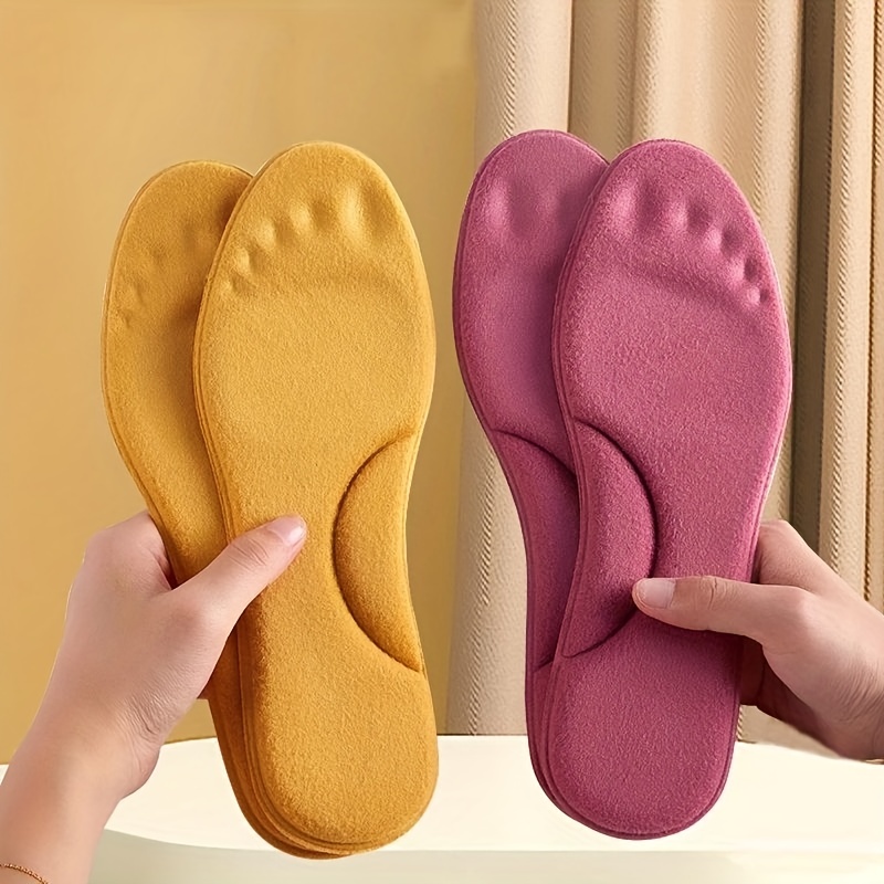 

1pair Self Heated Thermal Insoles For Feet Warm Memory Foam Arch Support Insoles For Women Winter Sports Shoes Self-heating Shoe Pads