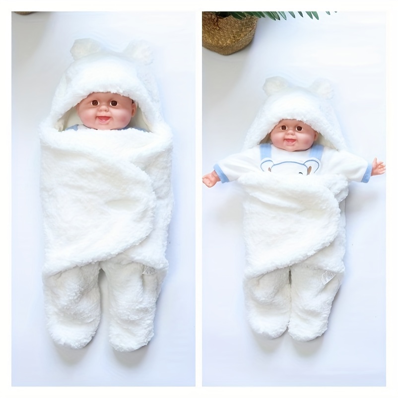 Soft & Warm Newborn Baby Bear Blanket Sleep Sack