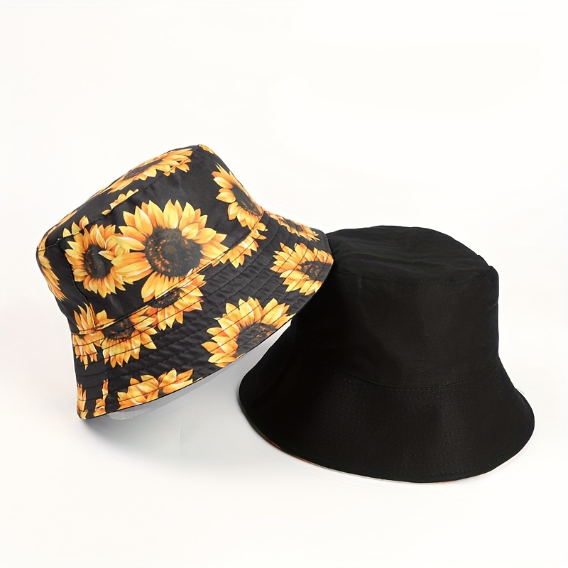 1 sombrero de cubo con patrón reversible hawaiano para hombres y mujeres,  sombreros de pescador, elección ideal para regalos