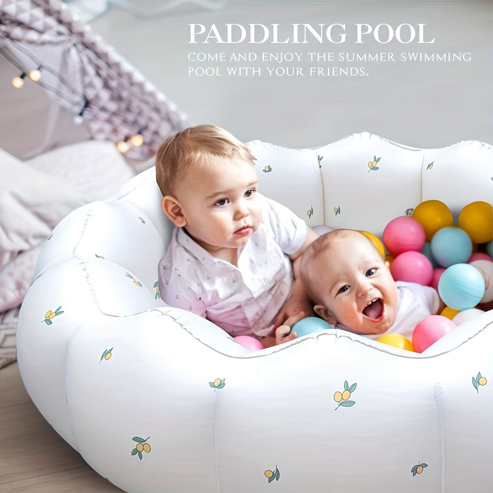 Inflatable Swimming Pool Flower Shaped Kiddie Pool Baby - Temu
