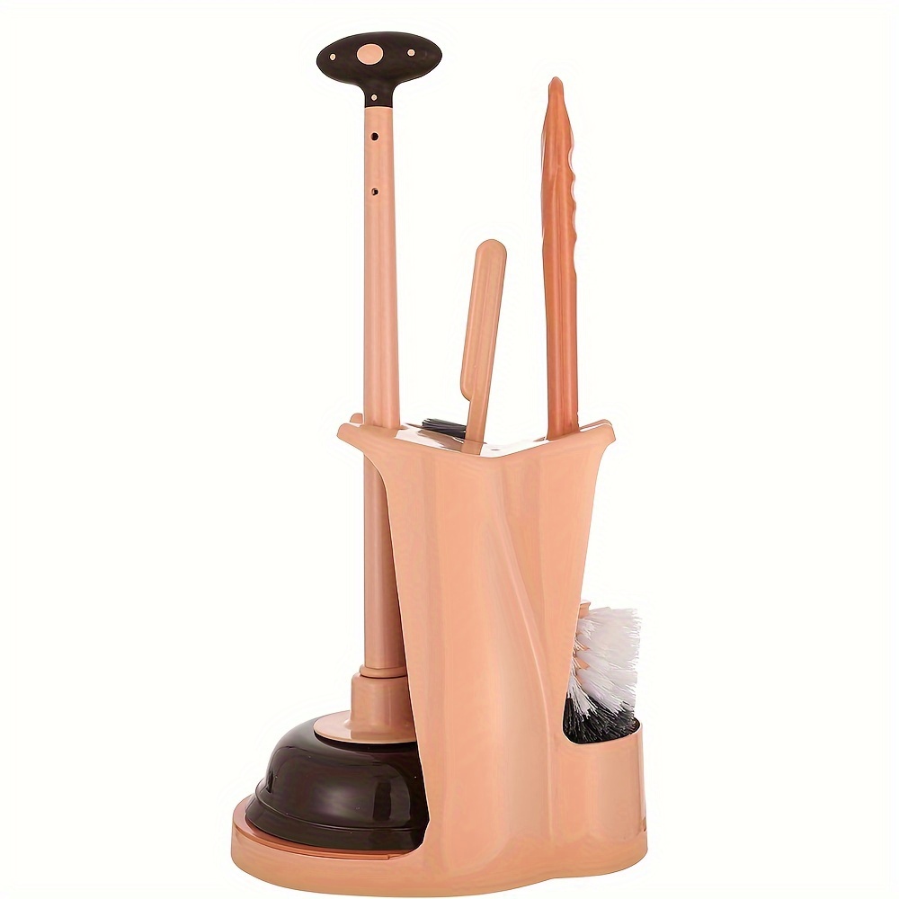 Toilet brush and plunger storage best sale caddy