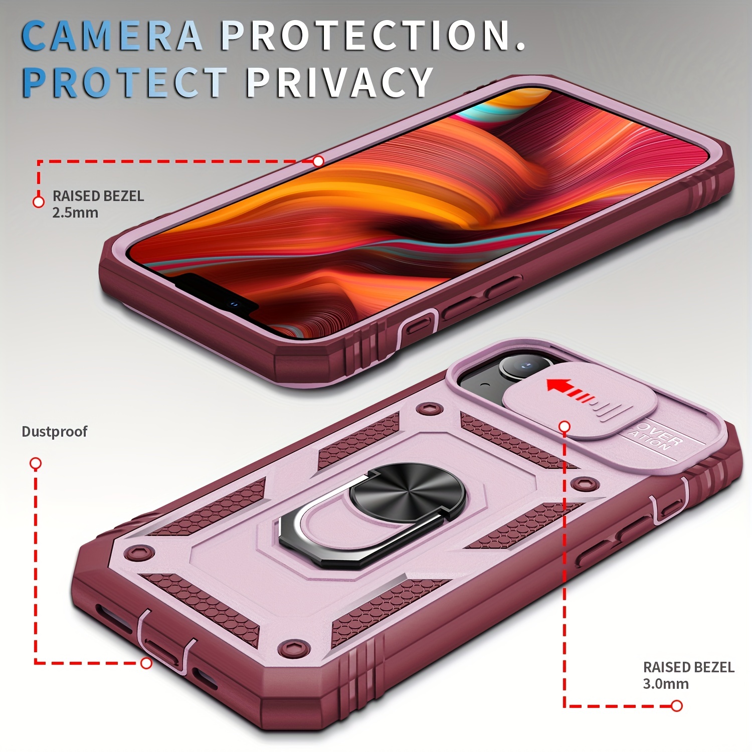 Funda Armor para iPhone 11 Pro Max con soporte - Funda a prueba de golpes