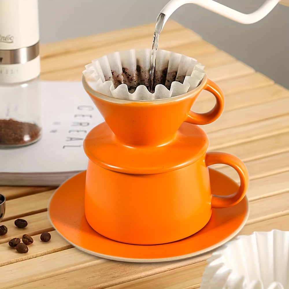 Ceramic Pour Over Coffee Dripper Set