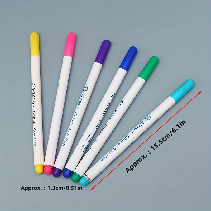 1pc/4pcs Automatic Fade Disappear Water Soluble Pen For Clothing Marking &  Dressmaking, Pink/purple Are Disappear Pens, White/blue Are Water Erasable  Pens