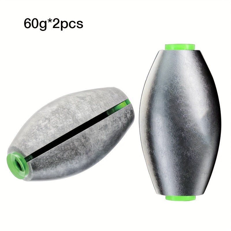 Movable Fishing Sinkers Kit Oval Shaped Lead Sinkers Fishing - Temu  Mauritius