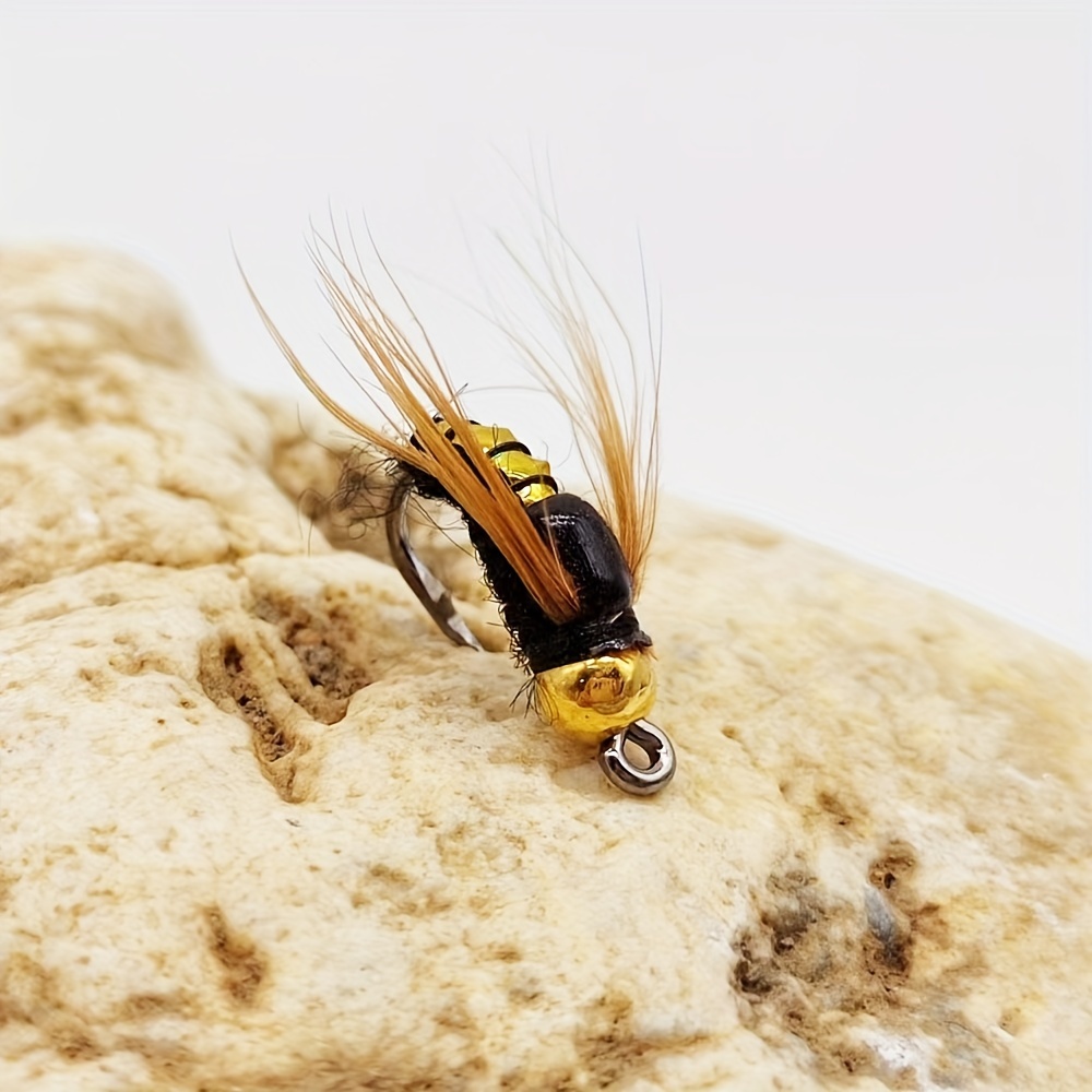 Fly Fishing Flies Realistic Dry/wet Nymphs Hand tied Bionic - Temu Canada