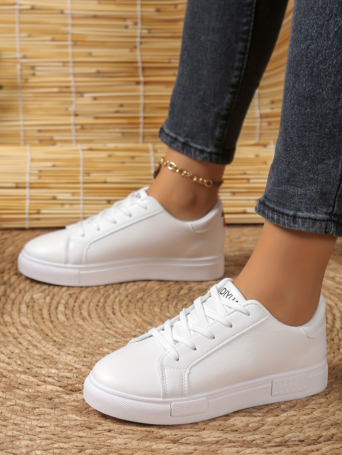 Baskets Chic à Motif de Fruits pour Femmes Confortables, Respirantes, à  Lacets, Chaussures Décontractées avec Semelle en Caoutchouc Souple pour Tout