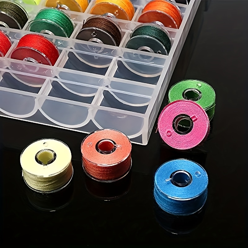 Carretes de hilo Multicolor para máquina de coser, bobinas de