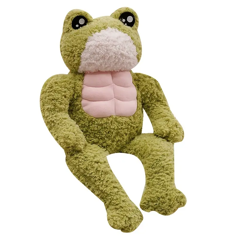 30cm Funny Muscle Frog Plush Toy