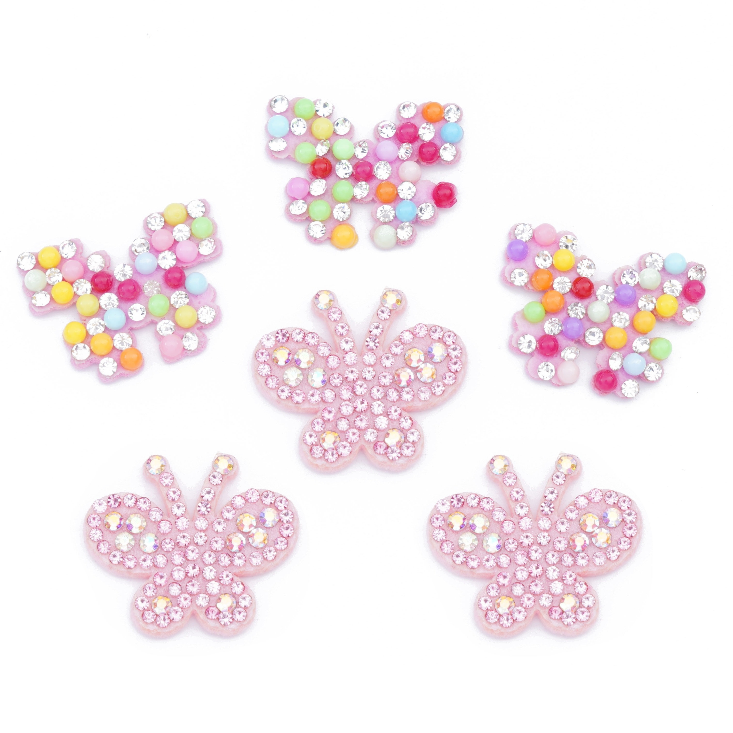 Organza Nail Bead Embroidery Thread Small Flower Cloth Stickers Accessories  Embroidery Clothes Patch Stickers Decorative Accessories Embroidery