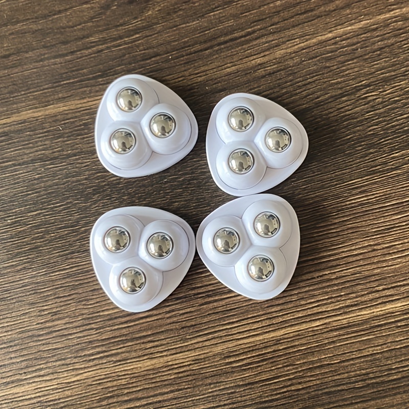 Universal Adhesive Casters,Sticky Wheels,Self Paste Pulley,Mini Glue Plastic Rollers,for Furniture,Storage Box,Carton,Container,Bin,Portable