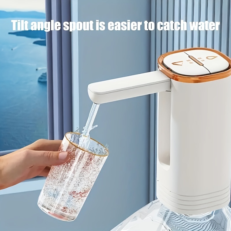 1pc Elektrische Trinkwasserflaschenpumpe, Usb-ladung Automatischer