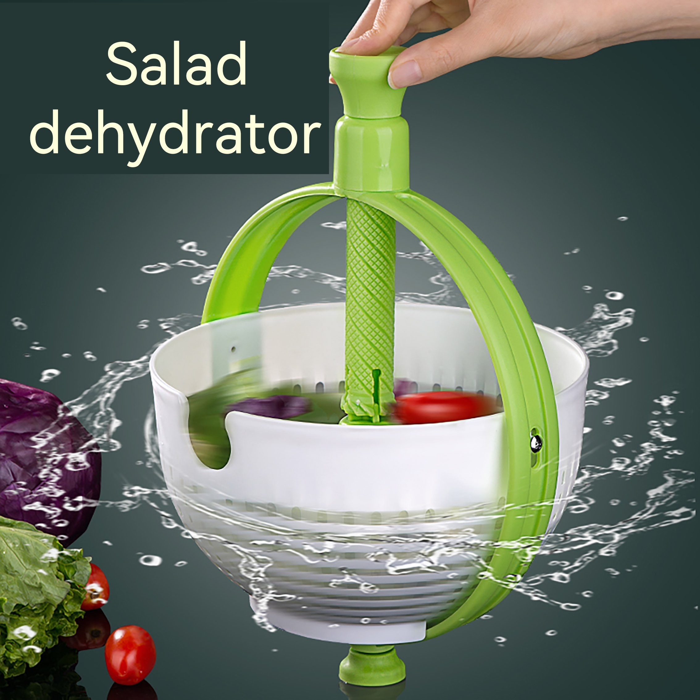 Essoreuse À Salade 1pc Rotateur De Salade De Fruits Panier - Temu