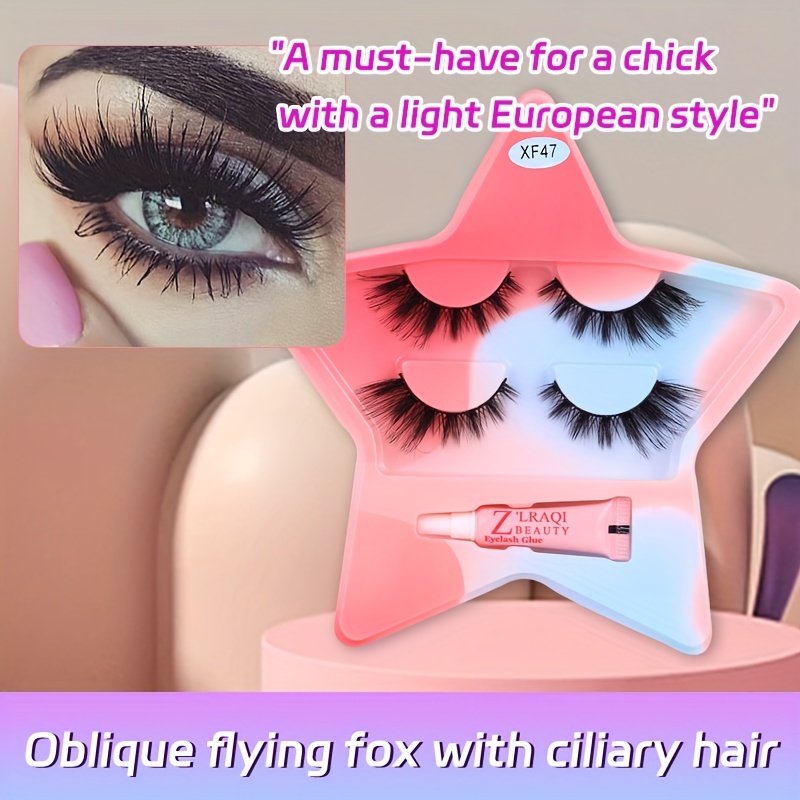 Chick - Cat-Eye Faux Mink False Eyelashes