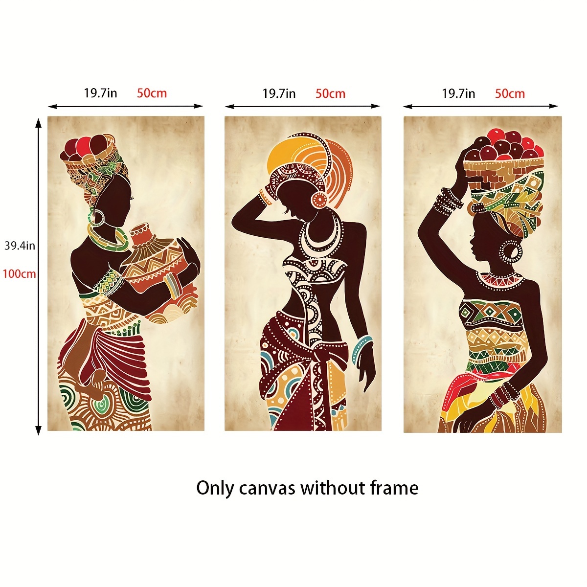 Black Tribal Art Painting African Women Wall Painting Canvas Prints - China  Home Decoration and Oil Painting price