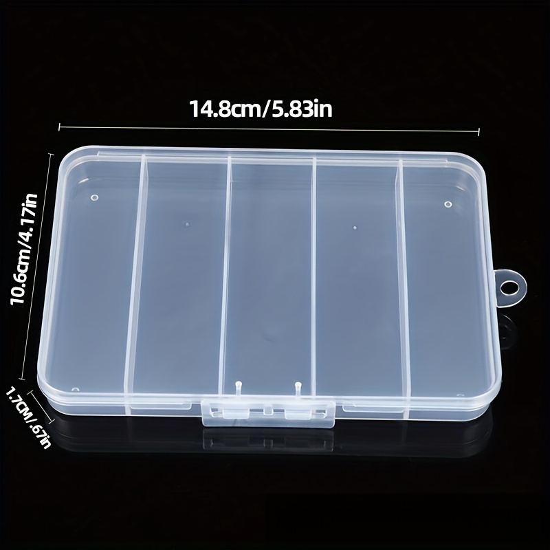Fishing Accessories Storage Box Transparent Flip Top Fishing - Temu