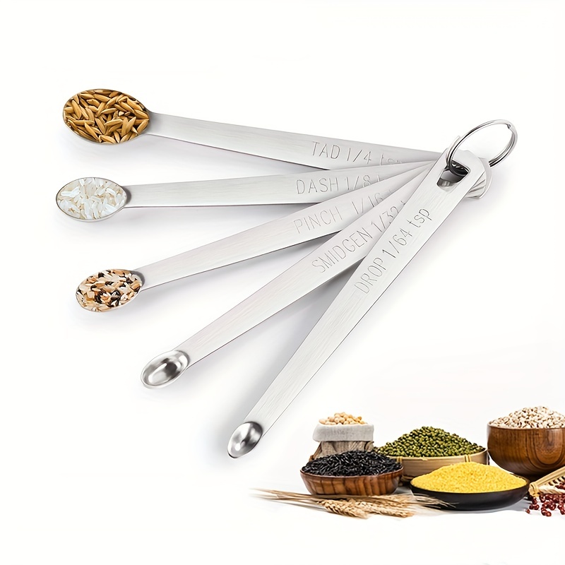 Labelled Mini Measuring Spoons Set of 5 - Inspire Uplift