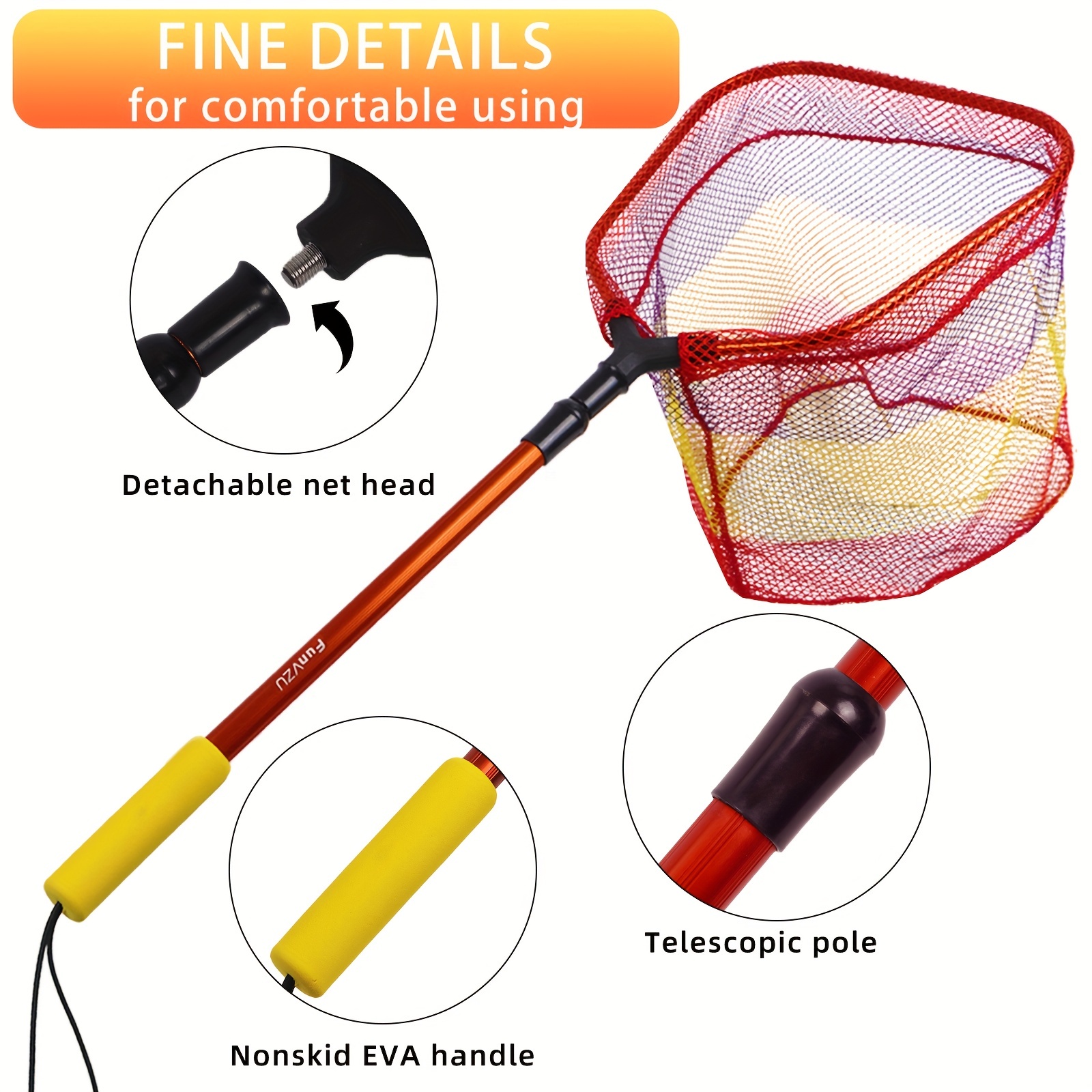 Small Minnow Fishing Net Ultralight Telescopic - Temu