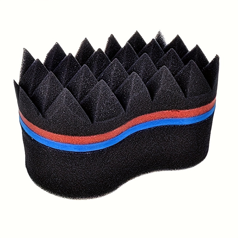 Hair Twist Sponge Big Holes Double sided Comb Wave Brush - Temu