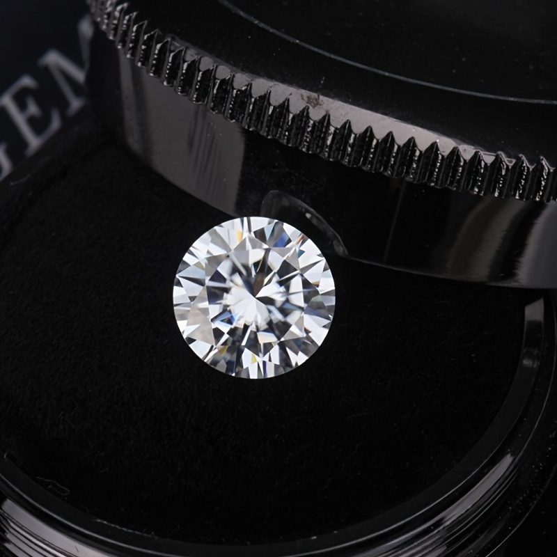 5CT Round Brilliant Cut Moissanite D Gemstone