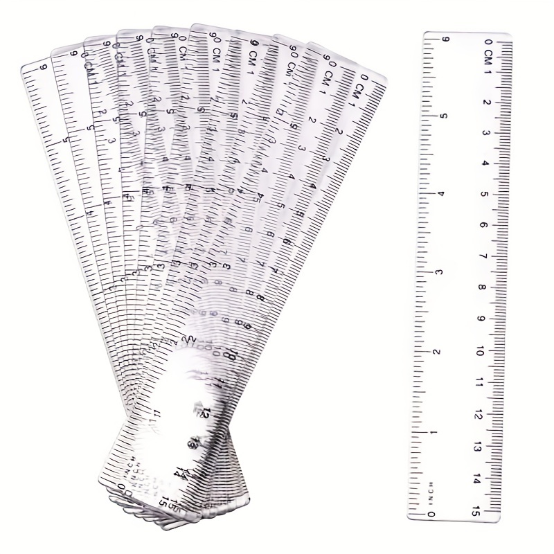 20pack of plastic rulers 12-inch ruler flexible ruler, with inches and  metric system, suitable for school classrooms, homes or offices (four  colors