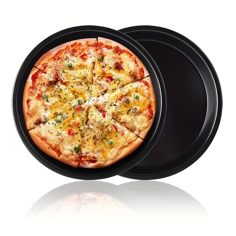 Bandeja para pizza de acero inoxidable con agujeros, antiadherente,  redonda, bandeja para hornear pizza, plato, panadería, pizza, herramientas,  horno
