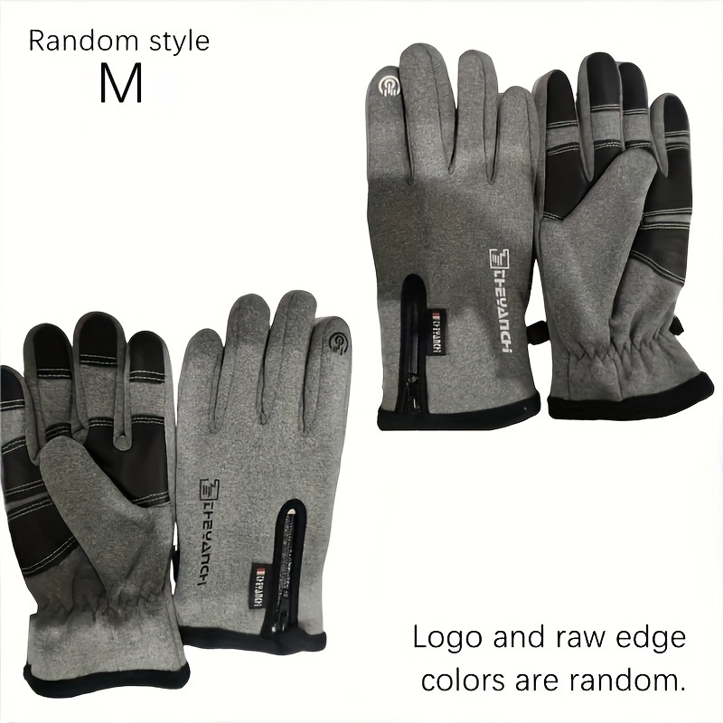 Windproof Waterproof Touch Screen Mittens for Winter Outdoor