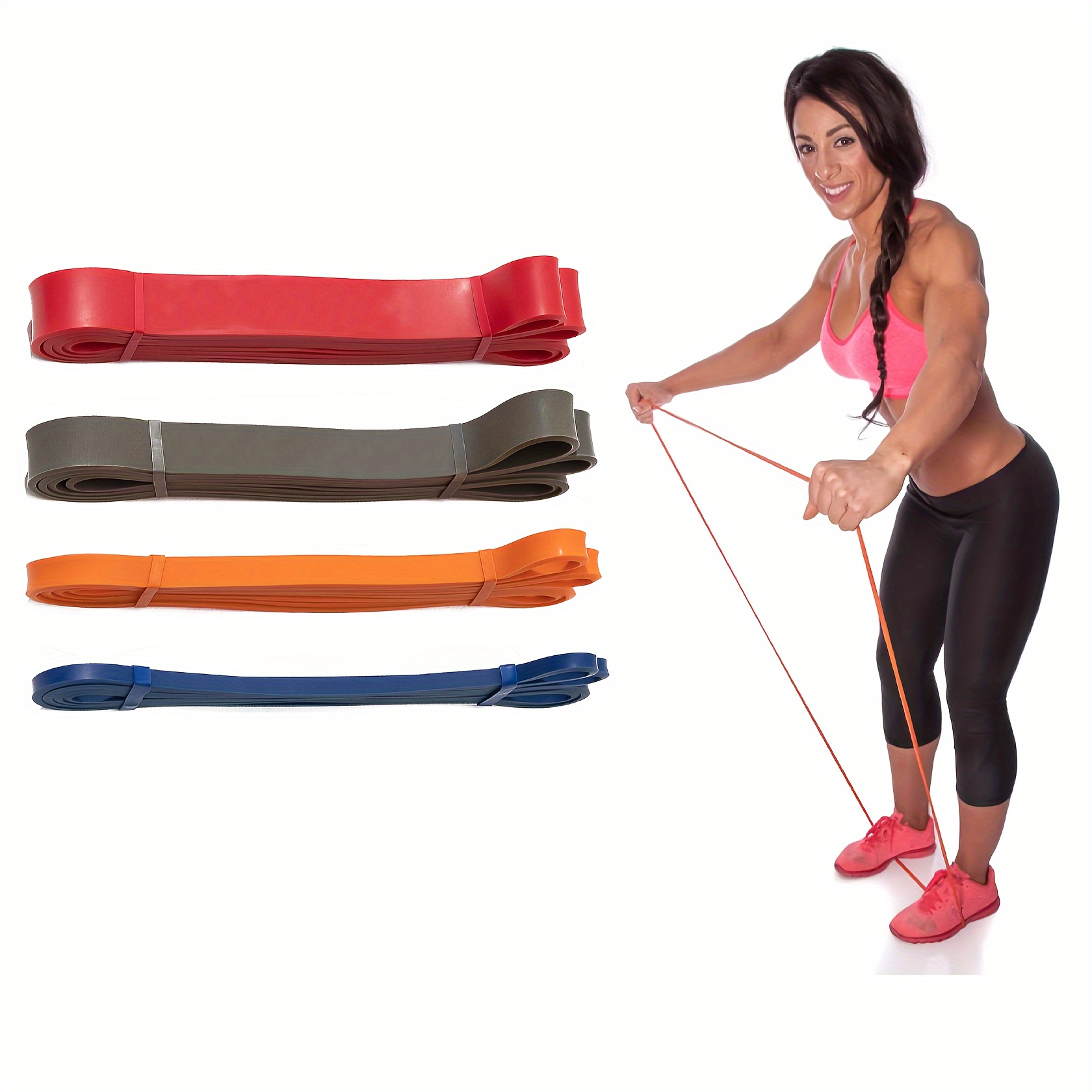 Portable Pilates Bar Kit With Adjustable Resistance Band For - Temu Canada