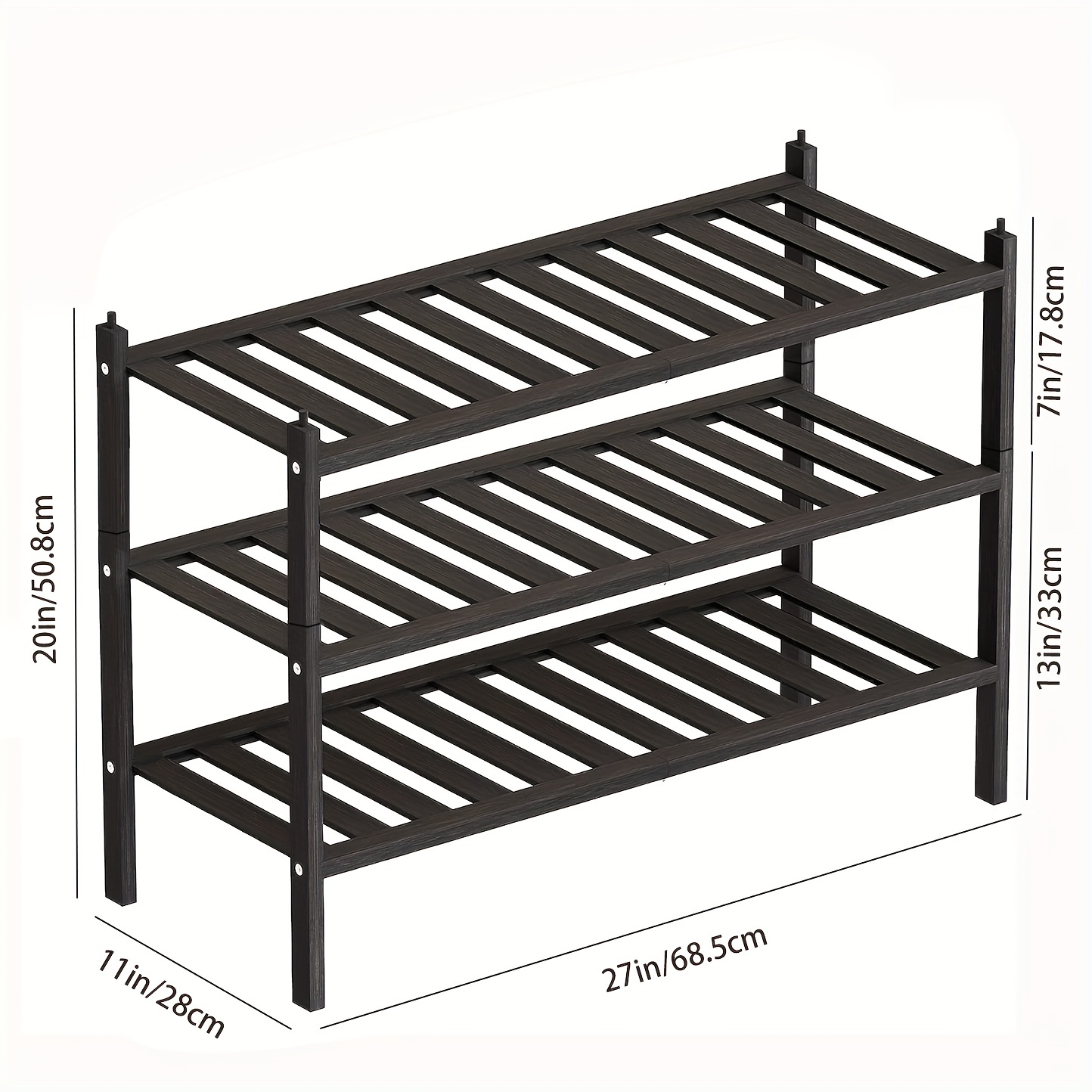 Mutil-tier Shoes Cabinet, Shoe Shelf, Vertical Shoe Rack, Storage Sturdy  Shoe Container For Entryway - Temu United Arab Emirates