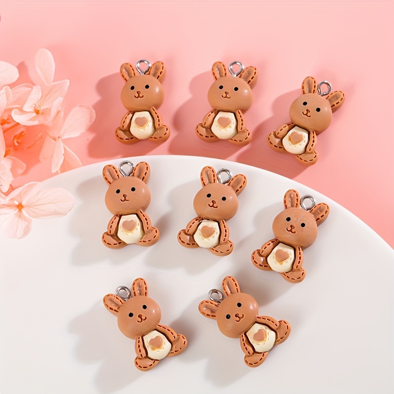 20pcs Jewelry Making Bunny Charms Rabbit Easter Charms Rabbit
