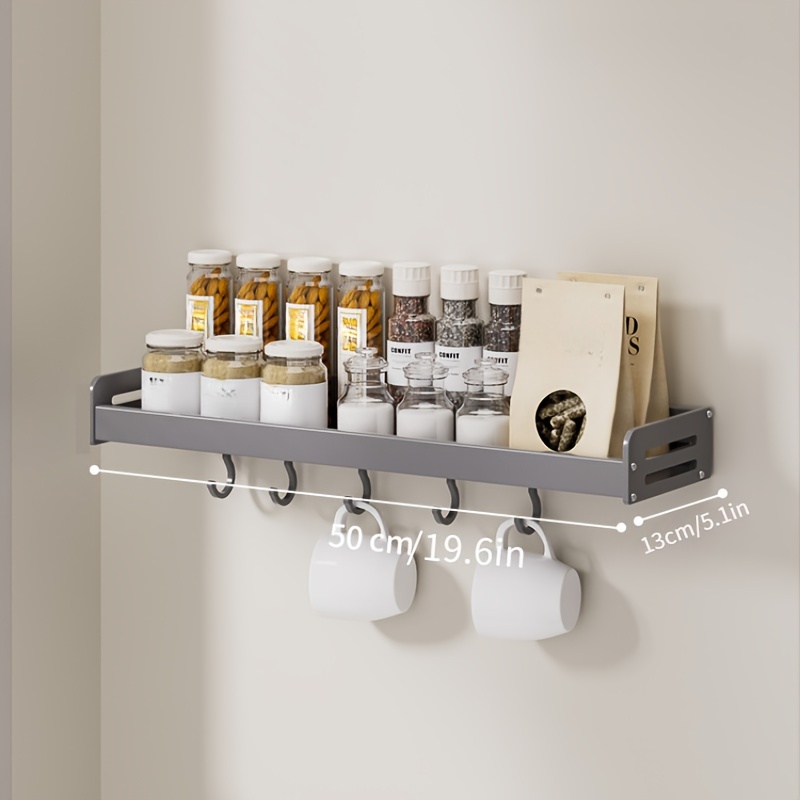 Spice Rack Wall mounted Seasoning Storage Rack Multi - Temu