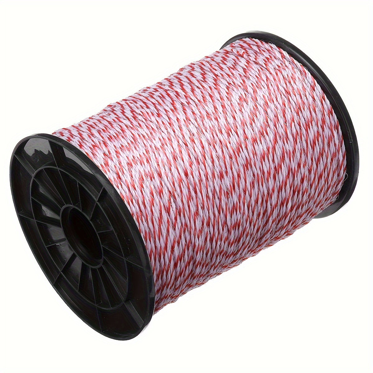 Electric Fence Rope Red White Polywire Steel Poly Rope Horse - Temu