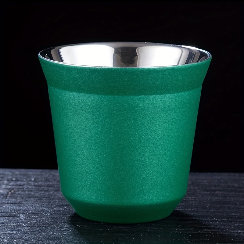 Double Layer Stainless Steel 304 Coffee Cup, Mini Coffee Mug, Mini