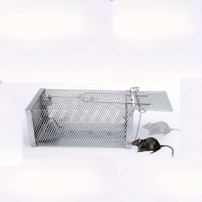 Humane Rat Trap, Chipmunk Rodent Trap That Work for Indoor and Outdoor  Small Animal - Mouse Voles Hamsters Live Cage Catch and Release