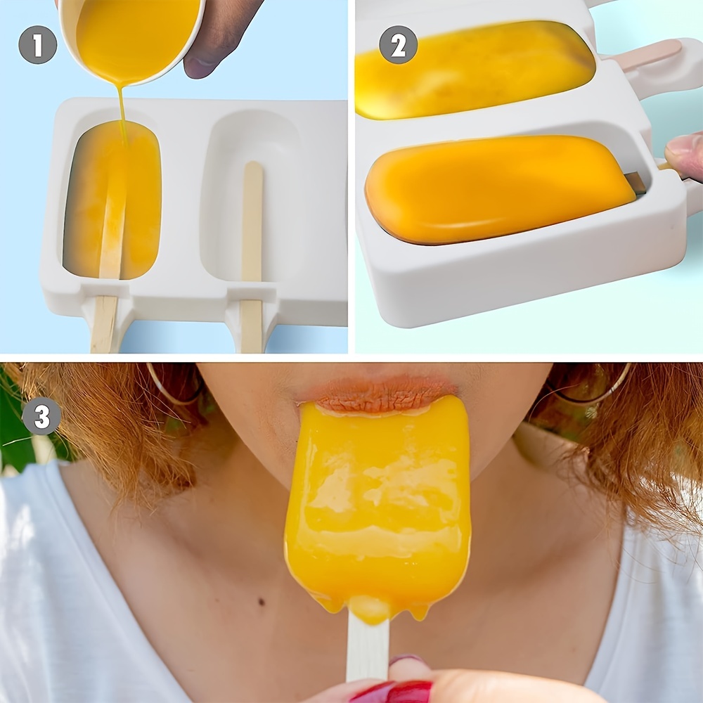 1pc Plastic Popsicle Mold, Minimalist Clear Ice Pop Mold For